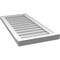 Ekena Millwork Vertical Surface Mount PVC Gable Vent w/ 2"W x 2"H , Brickmould Sill Frame, 16"W x 34"H GVPVE16X3403SN - alternate 3